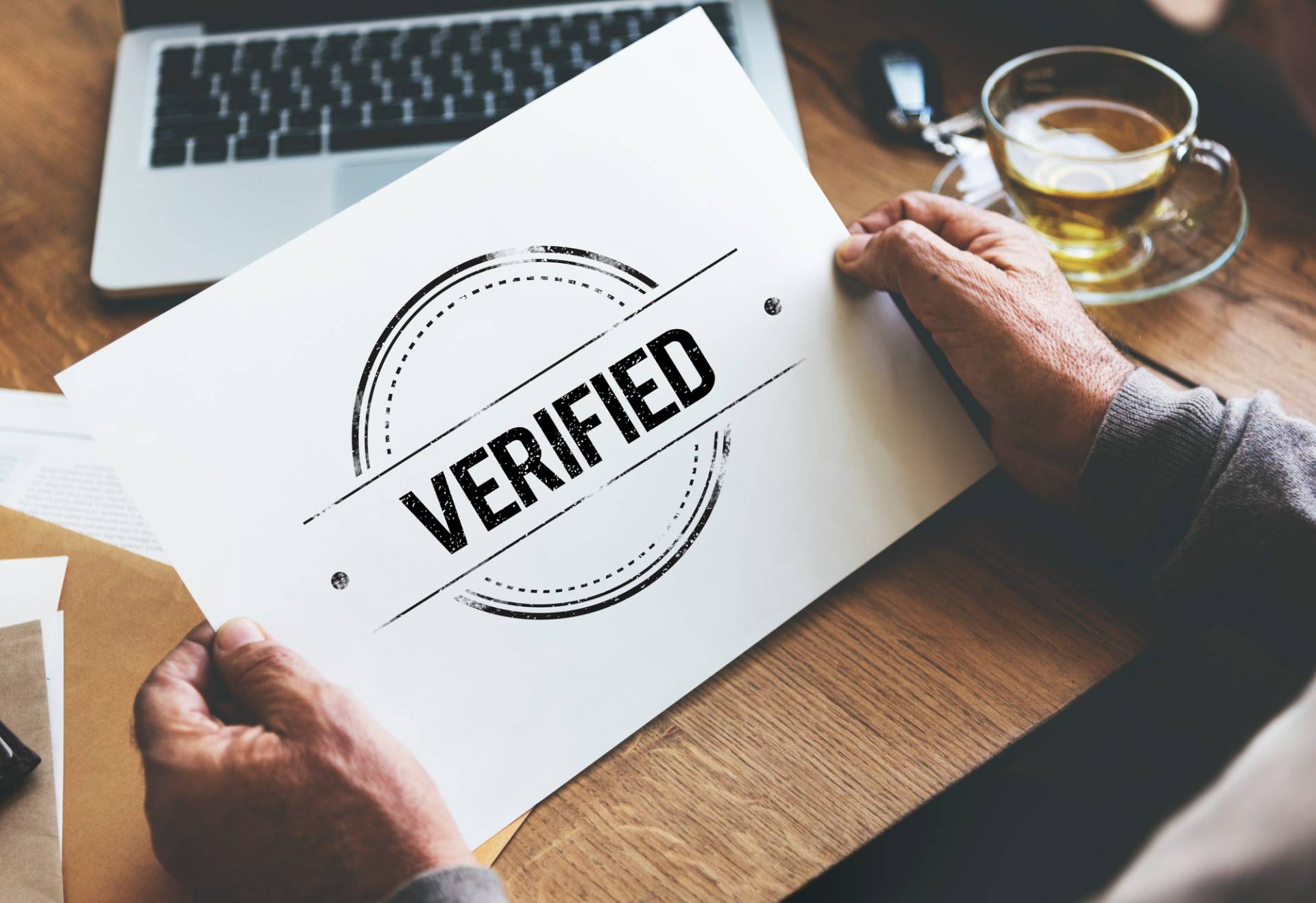 Verifying the identity of signers